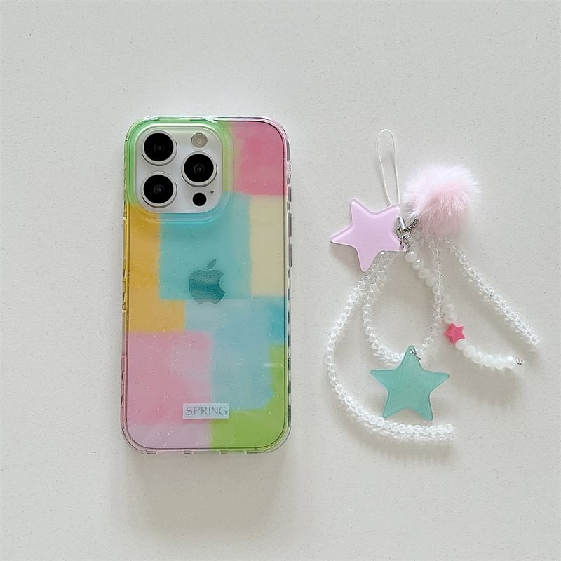 Case Phone Color Set Strap Block /