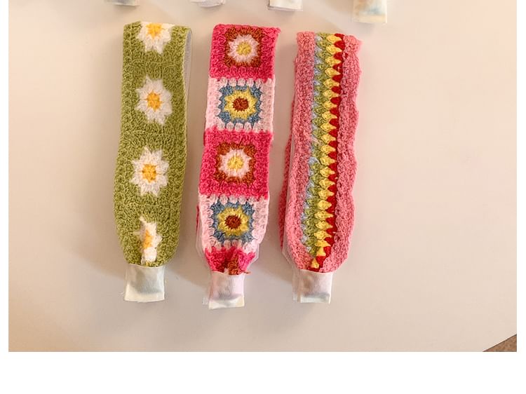 Headband Patterned Wide Crochet