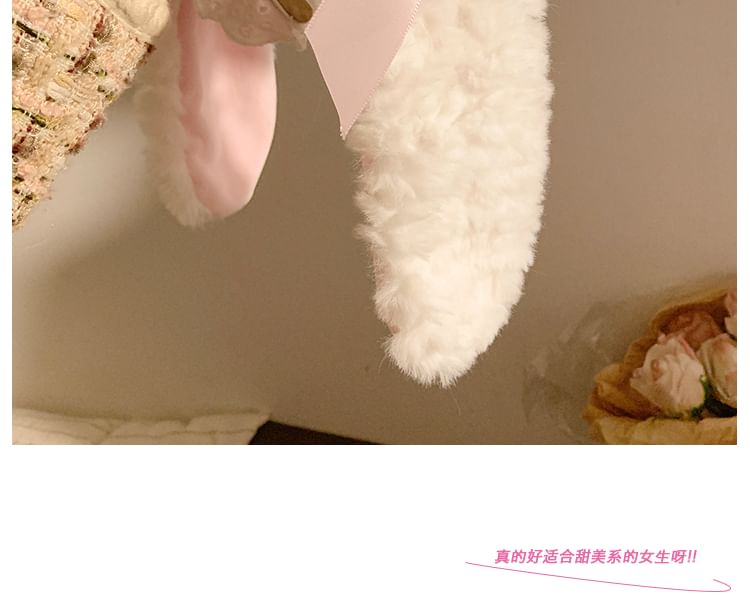 Bow Bunny Ruffle Headband Ear