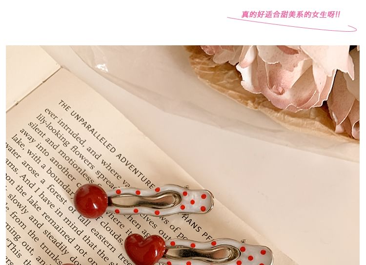 2: Set of Clip Hair Dotted