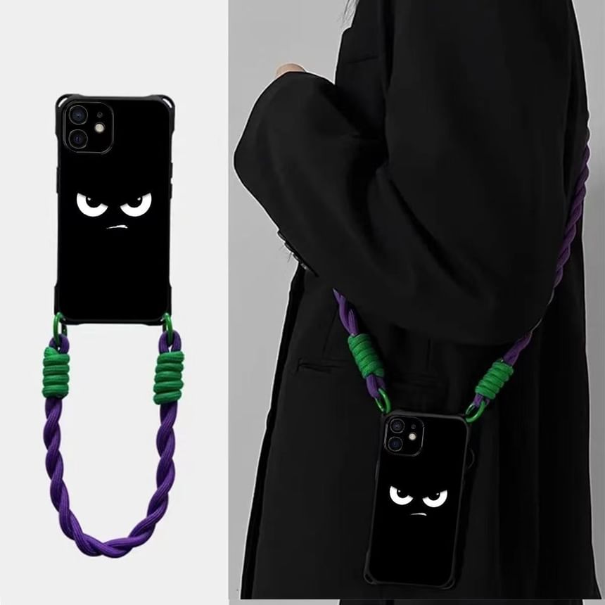 Eye Strap Set Cartoon / Phone Case Lanyard