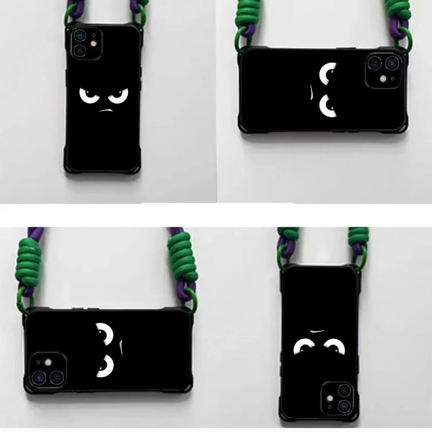 Eye Strap Set Cartoon / Phone Case Lanyard