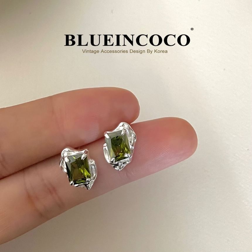 Earring Stud Gemstone