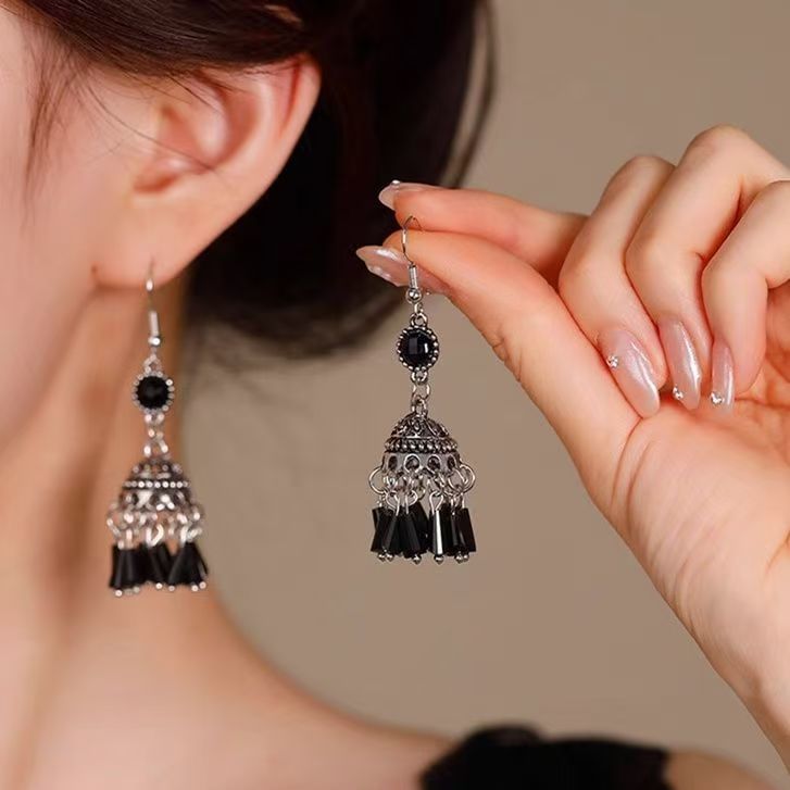 Earring Beaded Dangle Gemstone