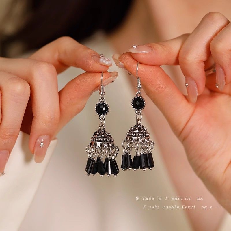 Earring Beaded Dangle Gemstone