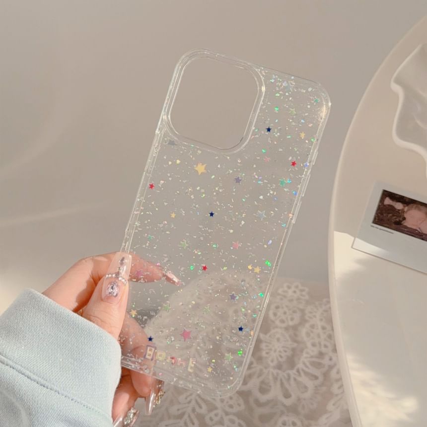 Case Glitter Star Phone