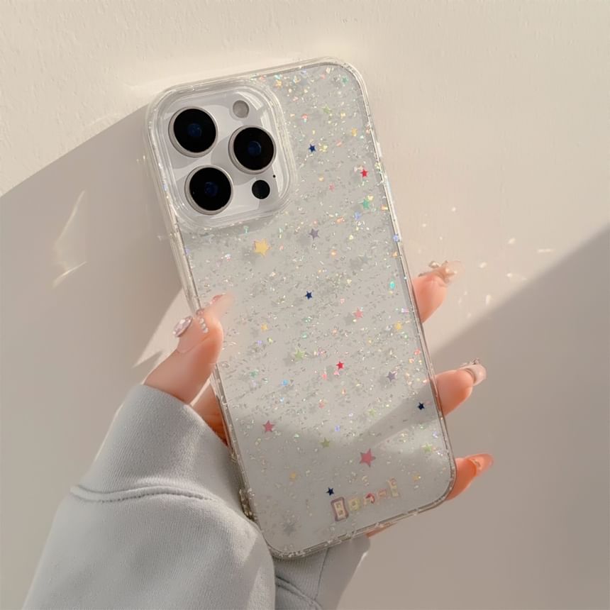 Case Glitter Star Phone
