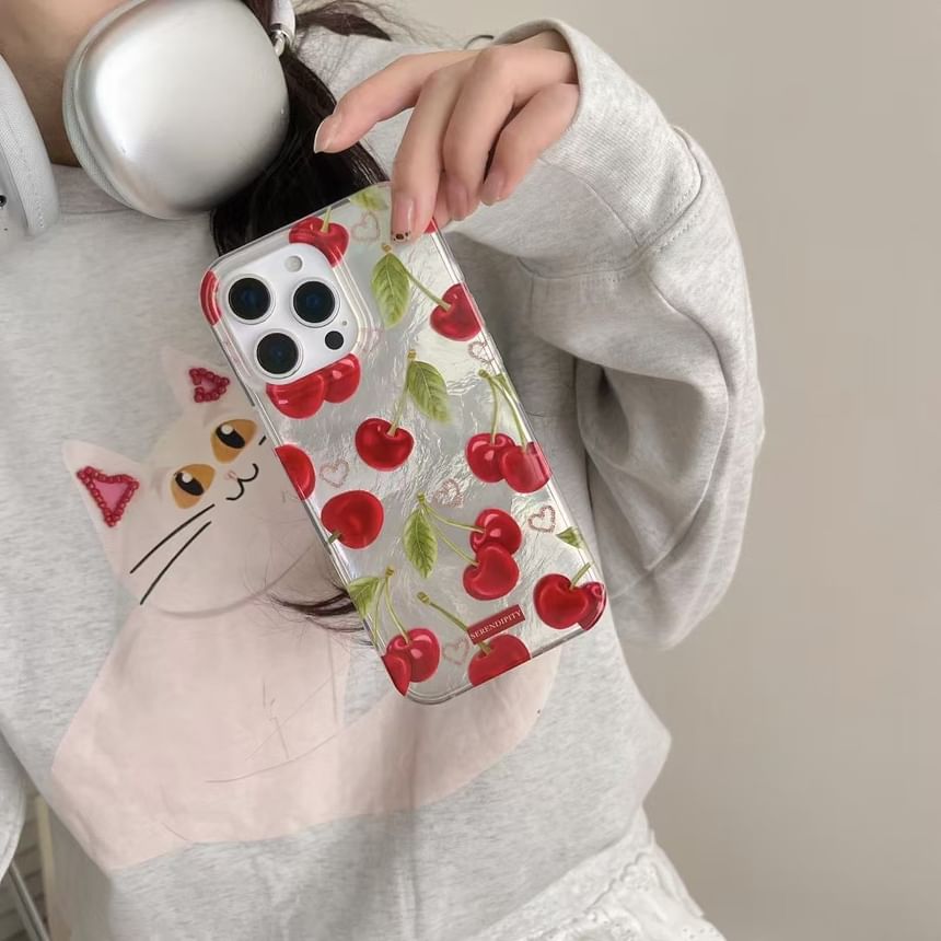 Set Charm Case Phone Cherry /