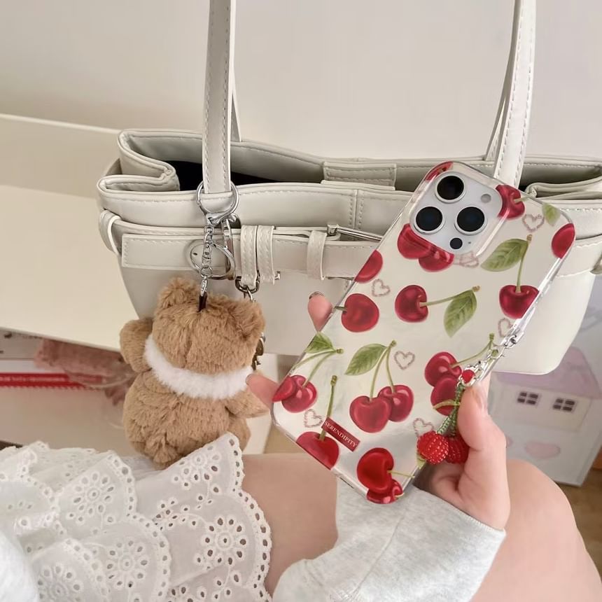 Set Charm Case Phone Cherry /