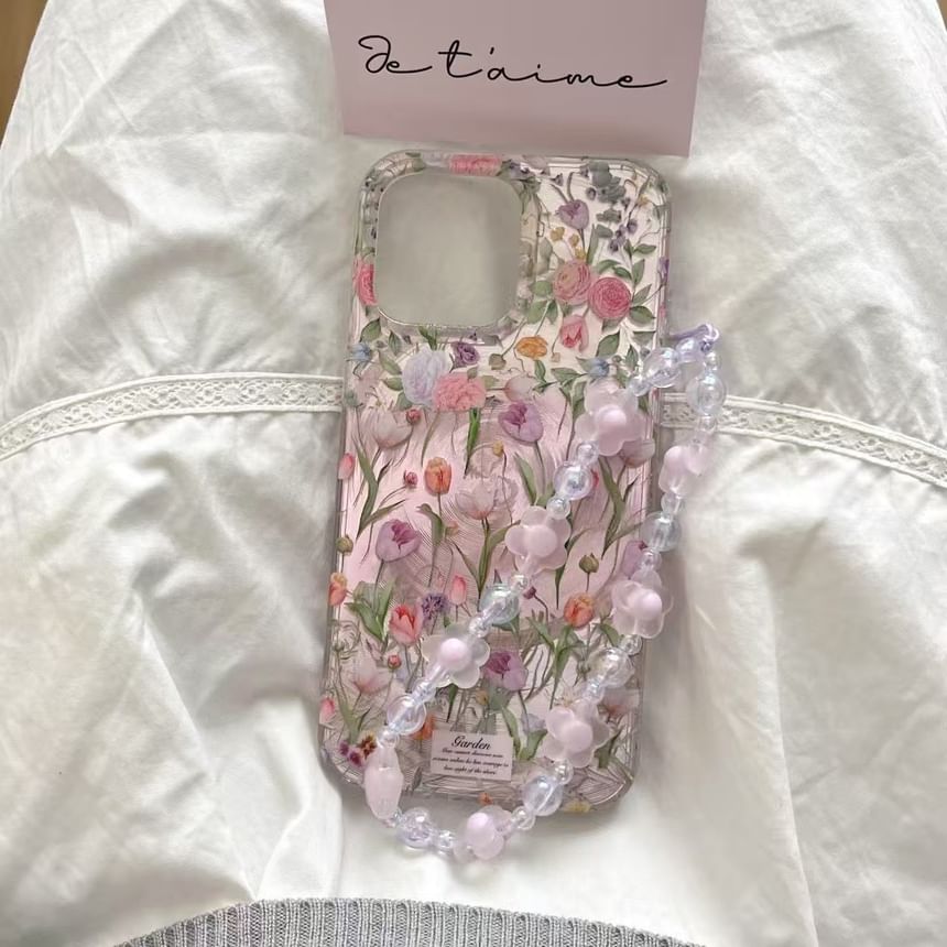 Floral Set Strap / Case Phone