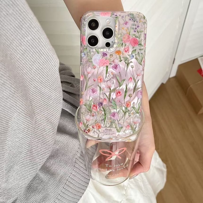 Floral Set Strap / Case Phone