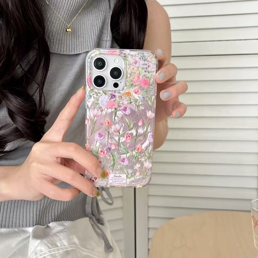 Floral Set Strap / Case Phone
