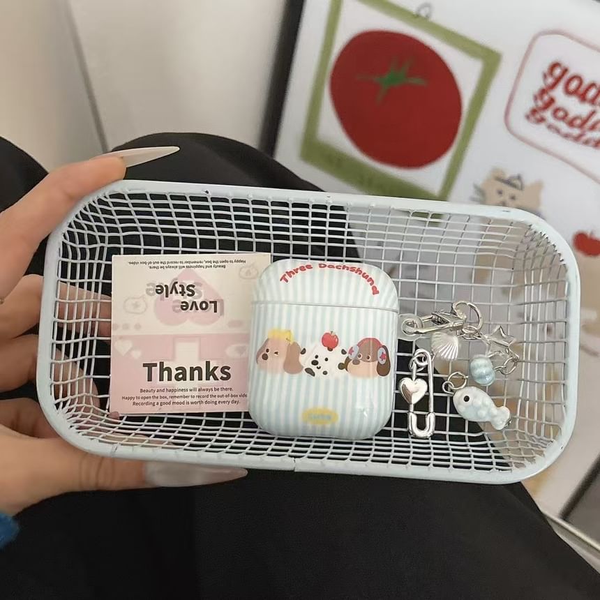 Apple / Case Earphone Pro Dog Skin AirPods Plaid