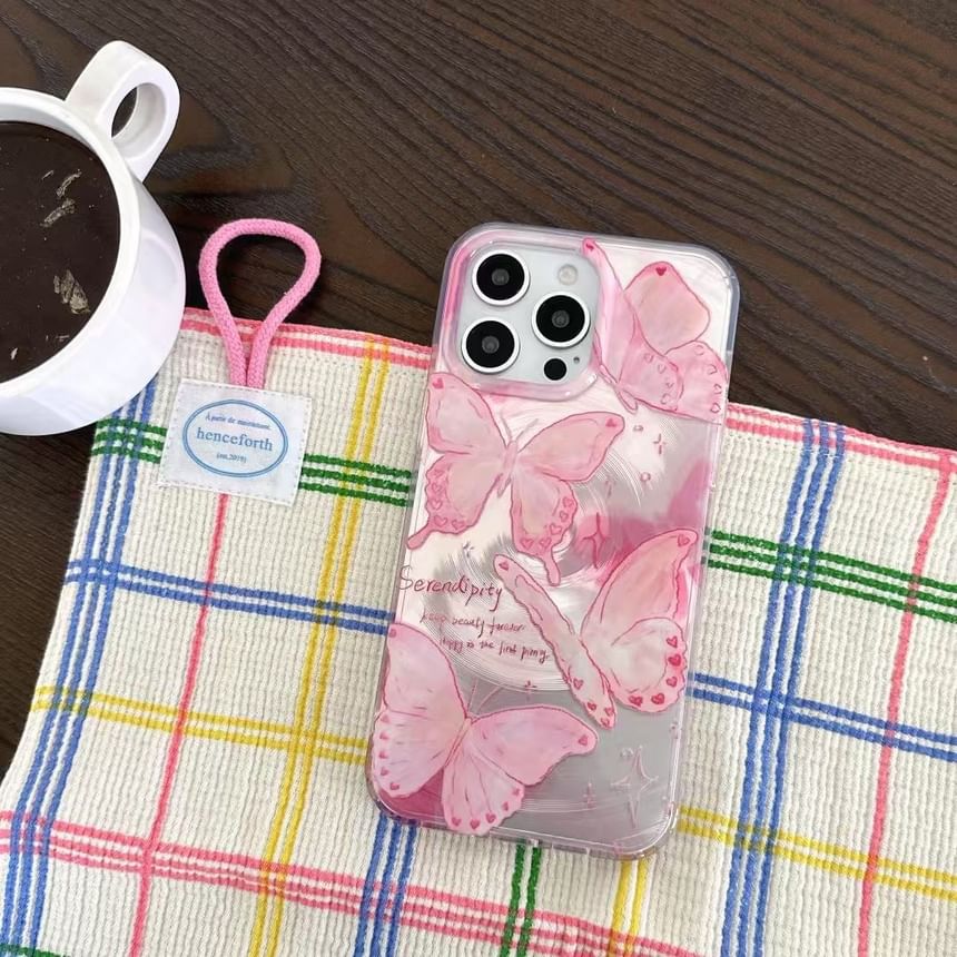 Case Strap Set Phone Floral /