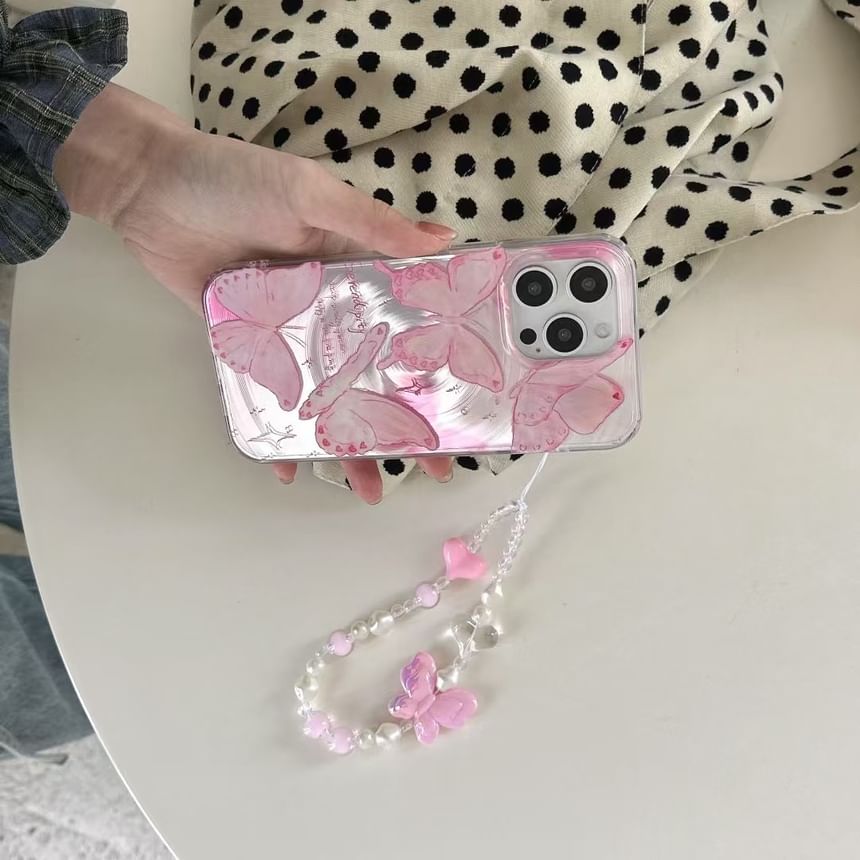 Case Strap Set Phone Floral /