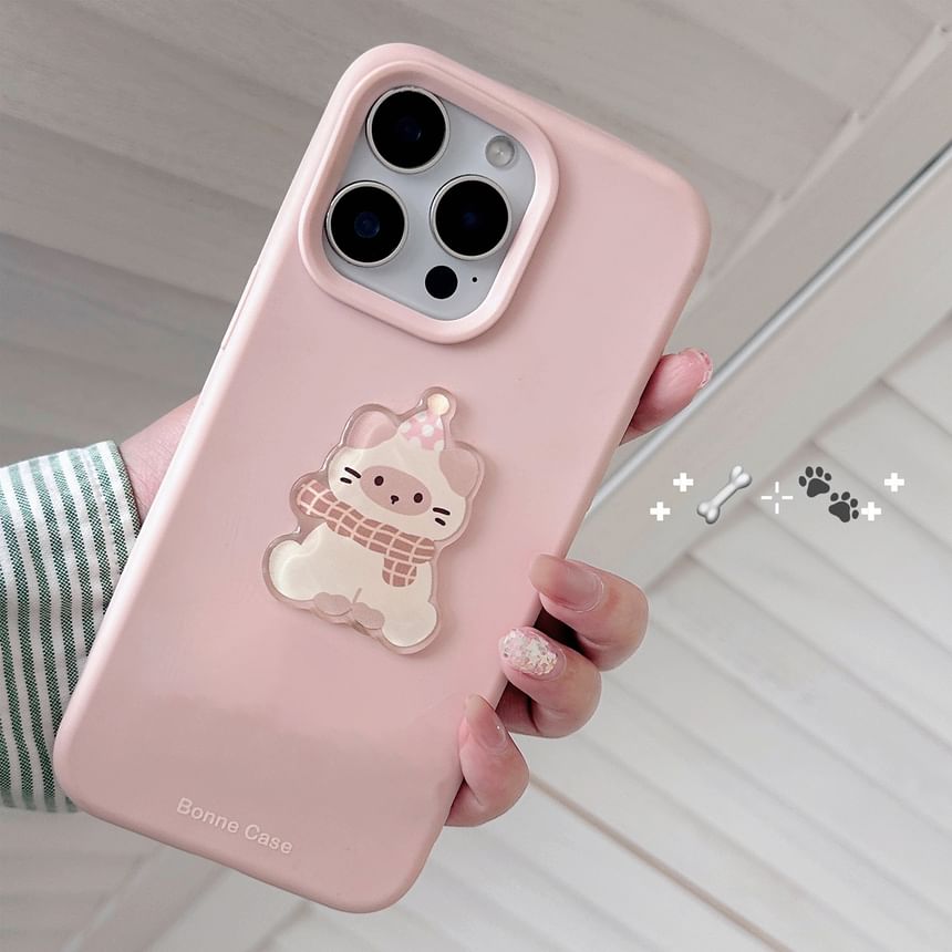 Stand Fork / Case Set Cat Phone