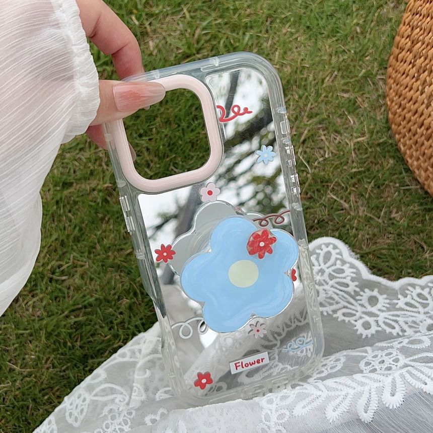 Mirrored Floral Phone Case