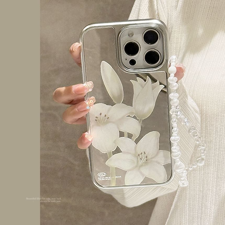 / Floral Phone Strap Case Print Set