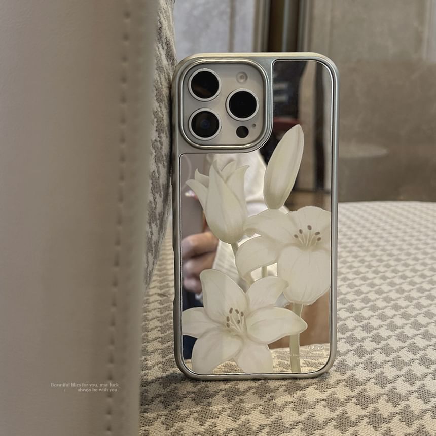 / Floral Phone Strap Case Print Set