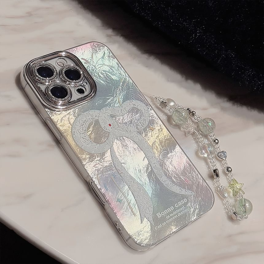 Phone Case Set Bead Snake Strap / Print