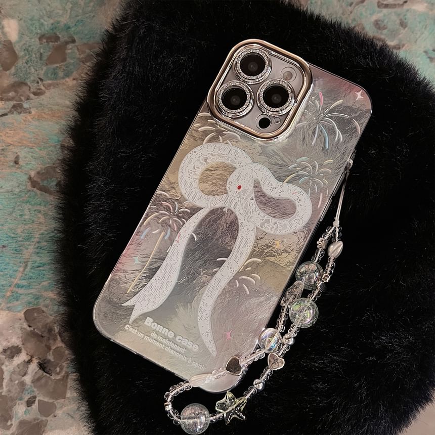 Phone Case Set Bead Snake Strap / Print