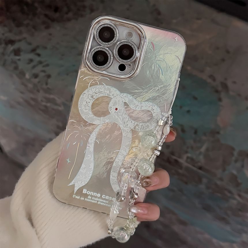 Phone Case Set Bead Snake Strap / Print
