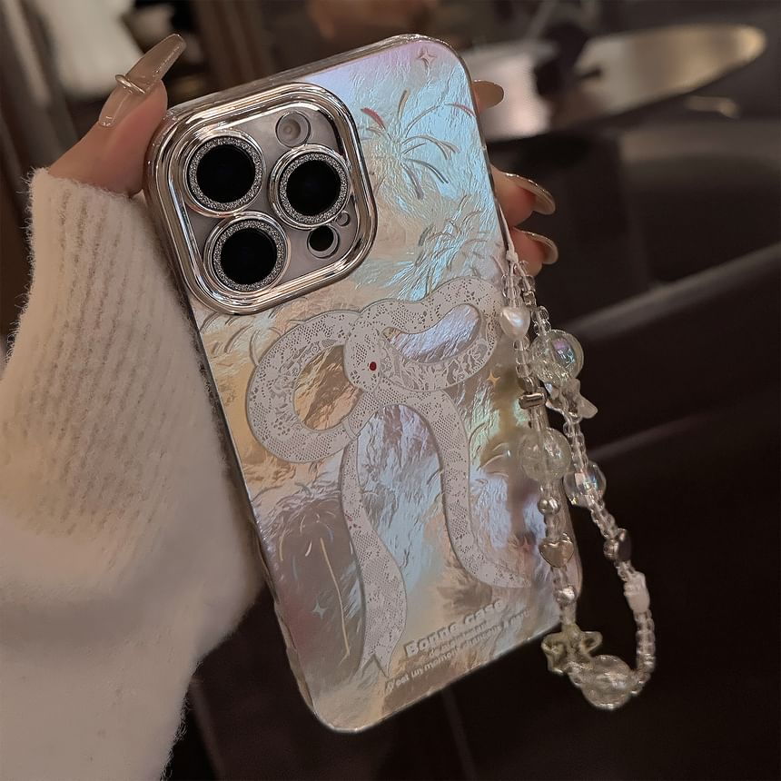 Phone Case Set Bead Snake Strap / Print