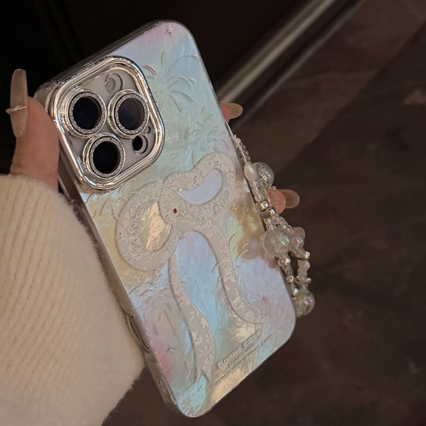 Phone Case Set Bead Snake Strap / Print