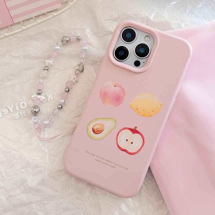 Print Strap / Fruit Set Case Phone Bead