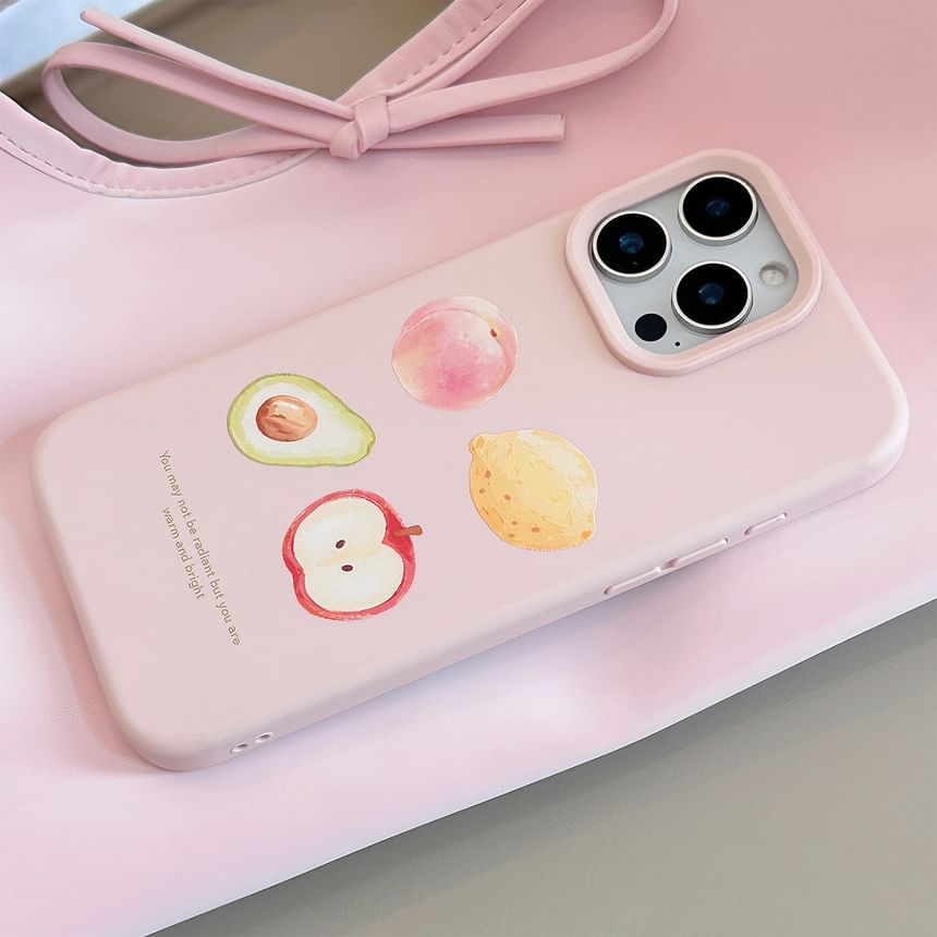 Print Strap / Fruit Set Case Phone Bead