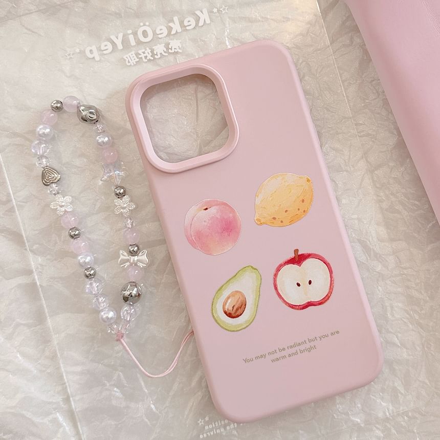 Print Strap / Fruit Set Case Phone Bead