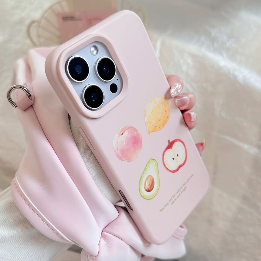 Print Strap / Fruit Set Case Phone Bead