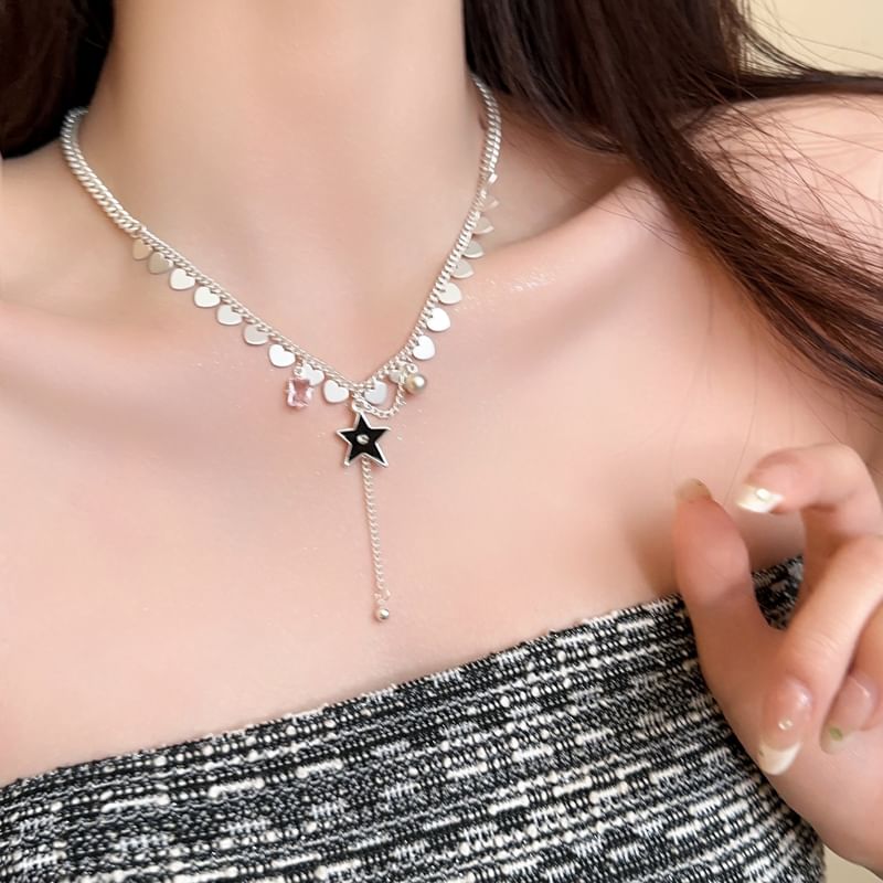 Lariat Star Necklace Pendant