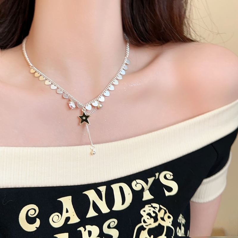 Lariat Star Necklace Pendant
