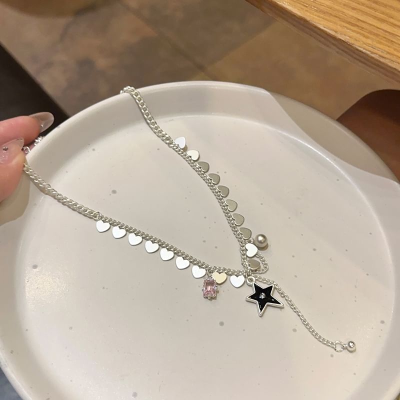 Lariat Star Necklace Pendant