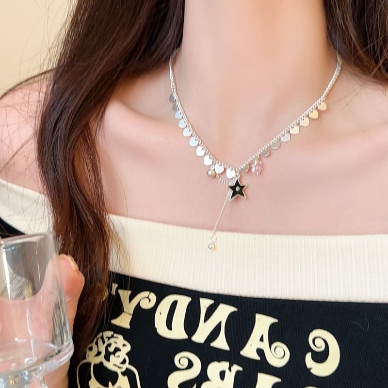 Lariat Star Necklace Pendant