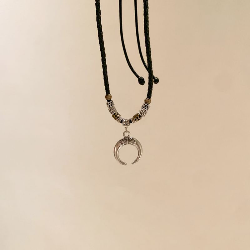 Necklace Crescent Pendant Moon