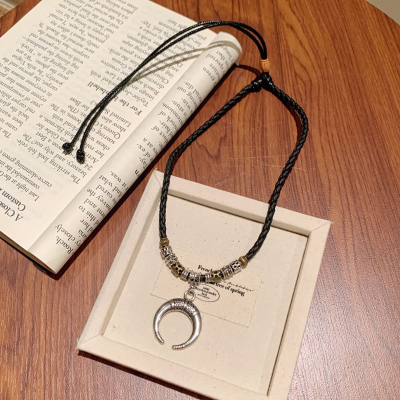 Necklace Crescent Pendant Moon