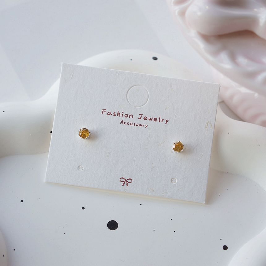 Earring Rhinestone Stud