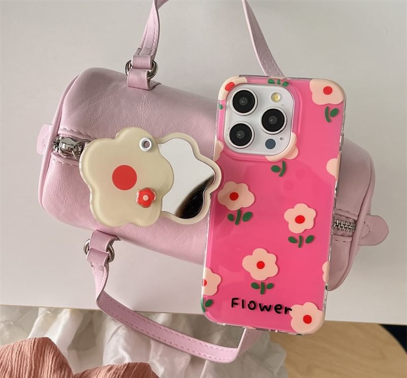 MagSafe) Magnetic Case (Compatible with Floral Phone