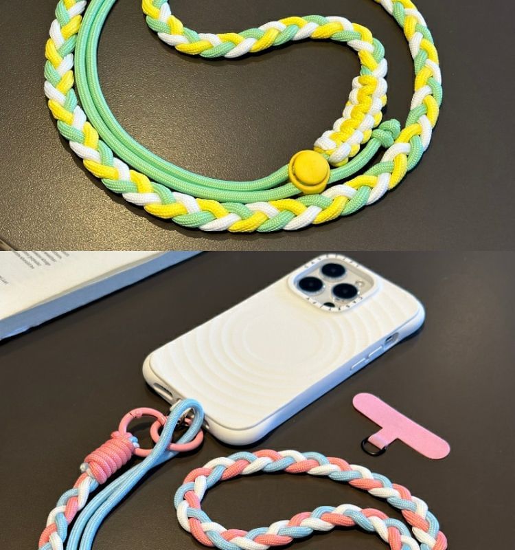 Braided Pad with Lanyard Phone Strap