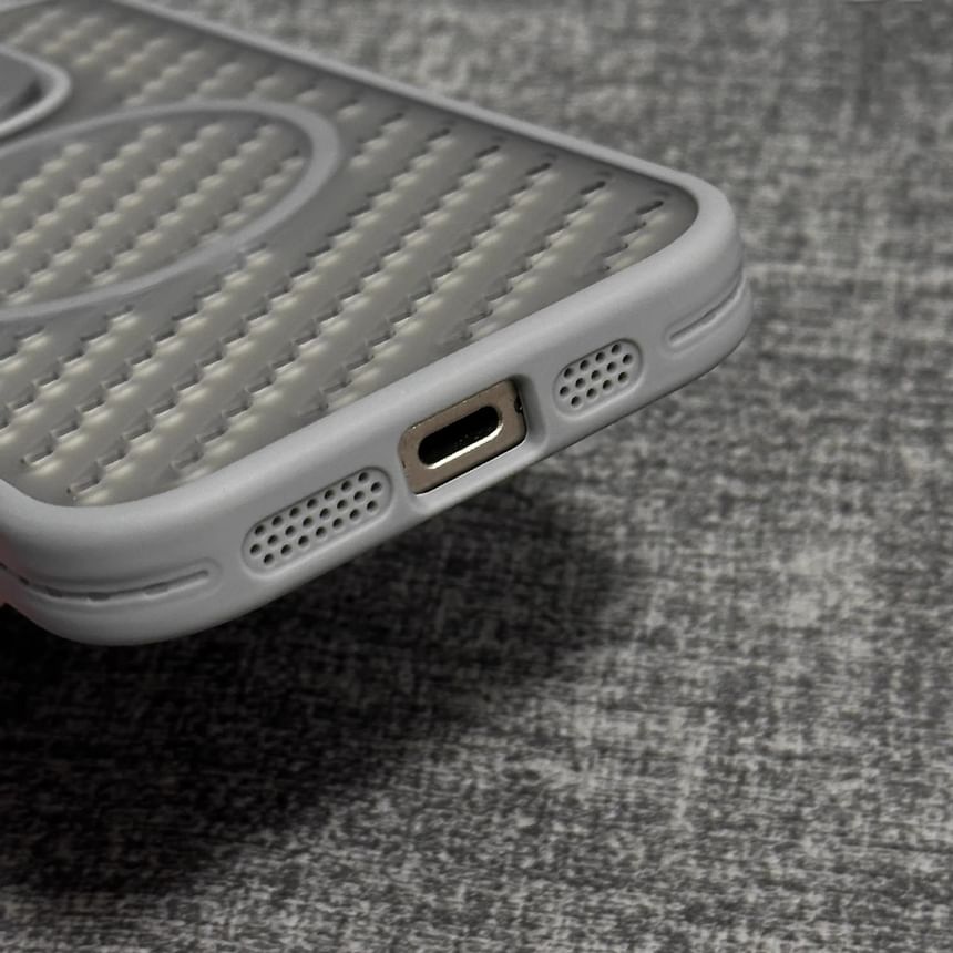 (Compatible with Perforated MagSafe) Case Magnetic iPhone