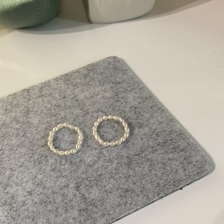 Pearl Natural Beaded Ring