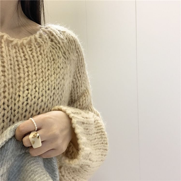Pearl Natural Beaded Ring