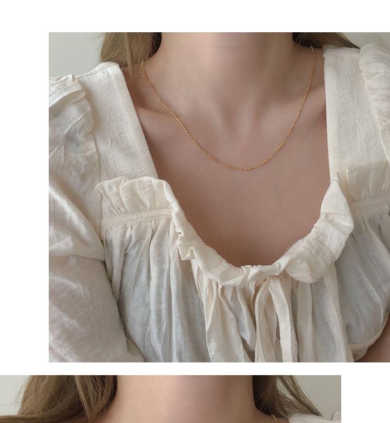 Necklace Silver Sterling 925 Dainty