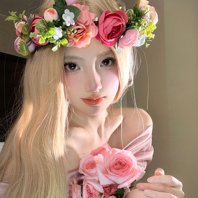 Headpiece Floral Wreath