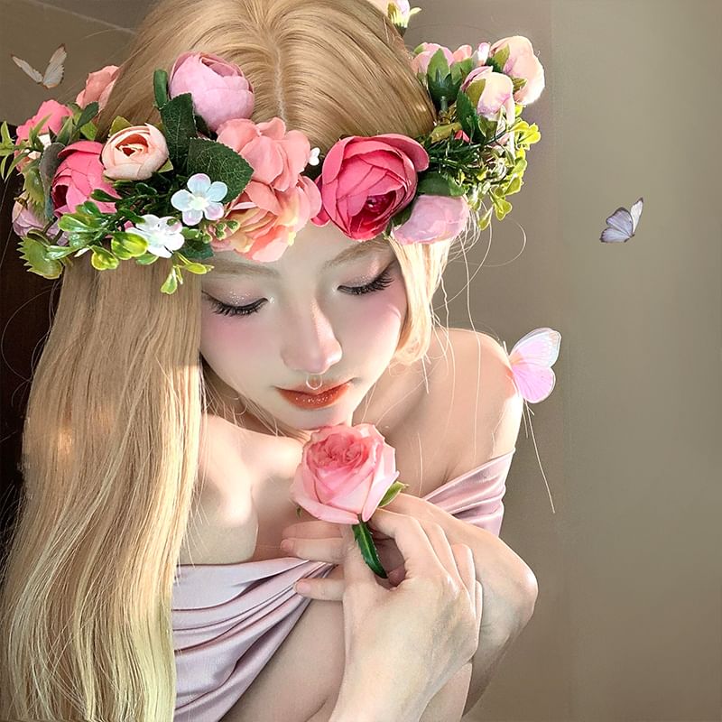 Headpiece Floral Wreath