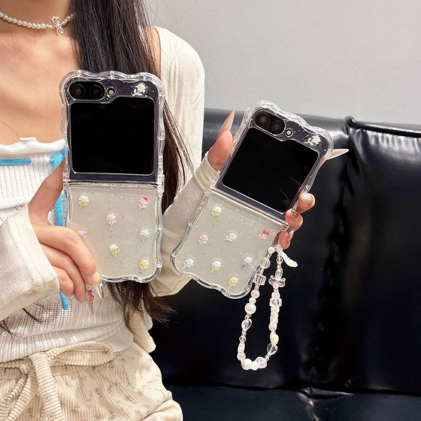 Set Floral / Strap Phone Case