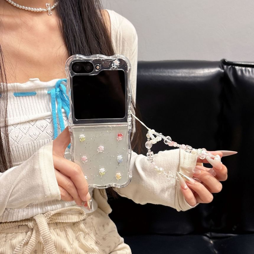 Set Floral / Strap Phone Case
