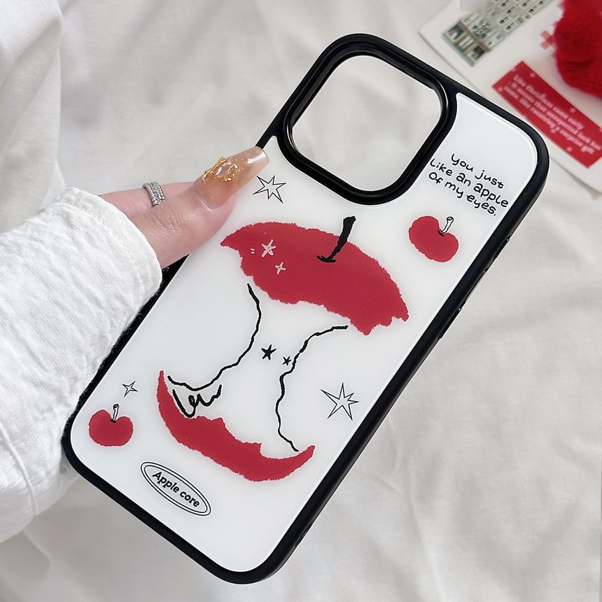 Apple Phone Print Case